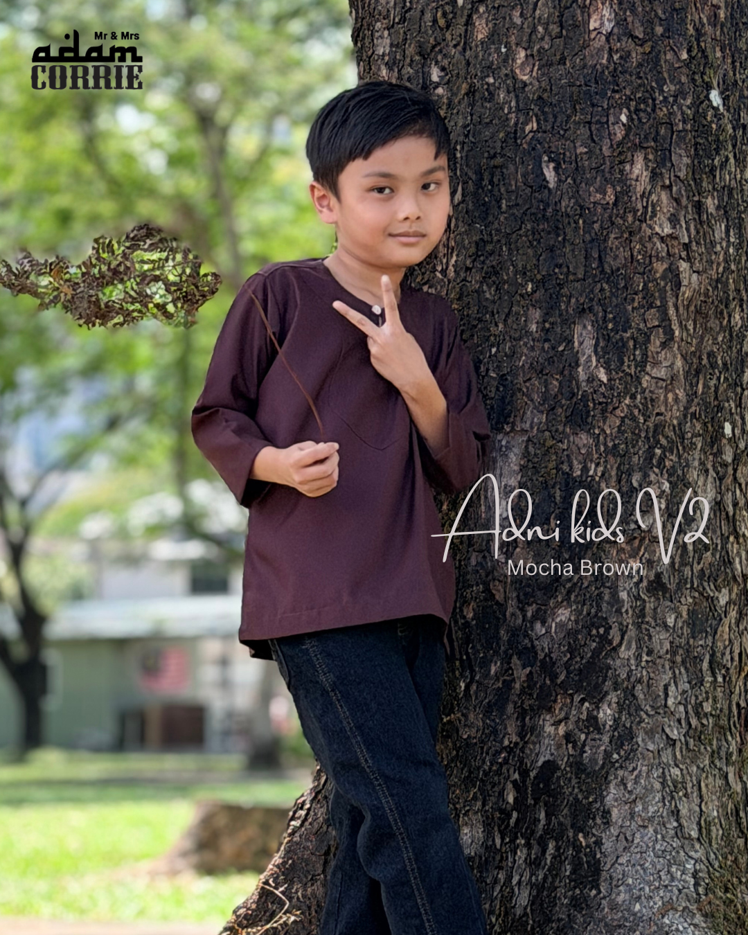 wadni kids v2 mocha brown