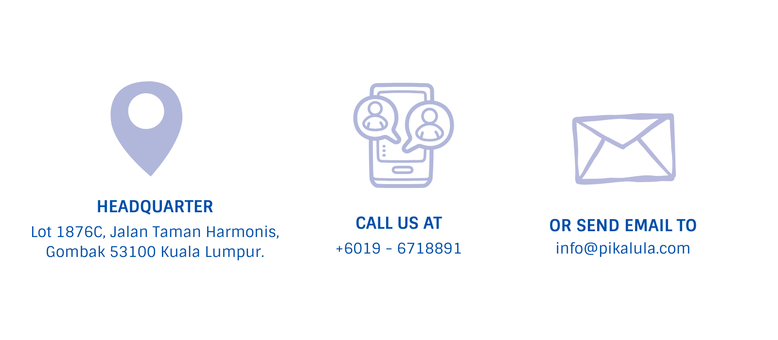 How to contact Pikalula