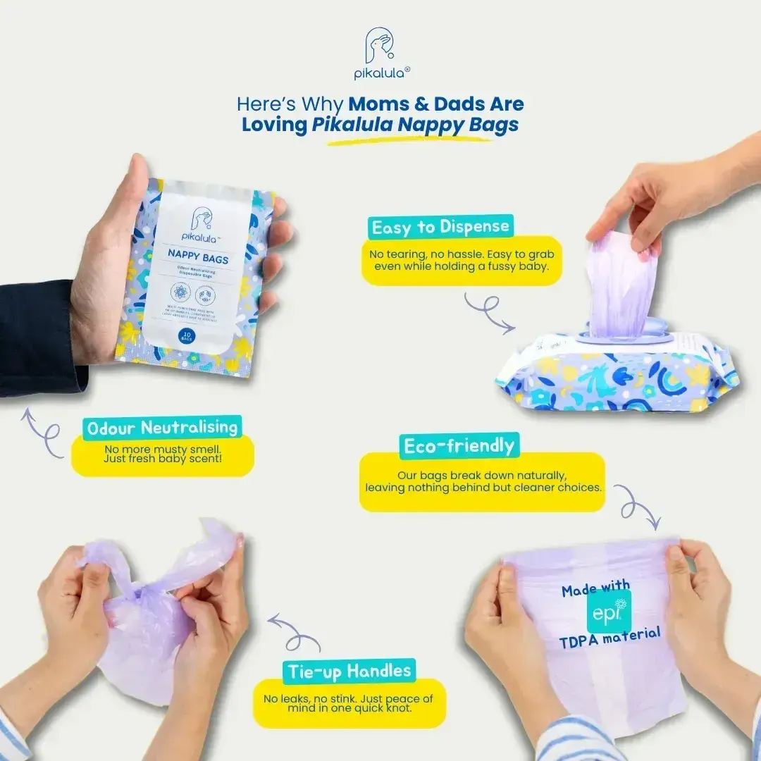 Pikalula Nappy Bags Scented Disposable Bags
