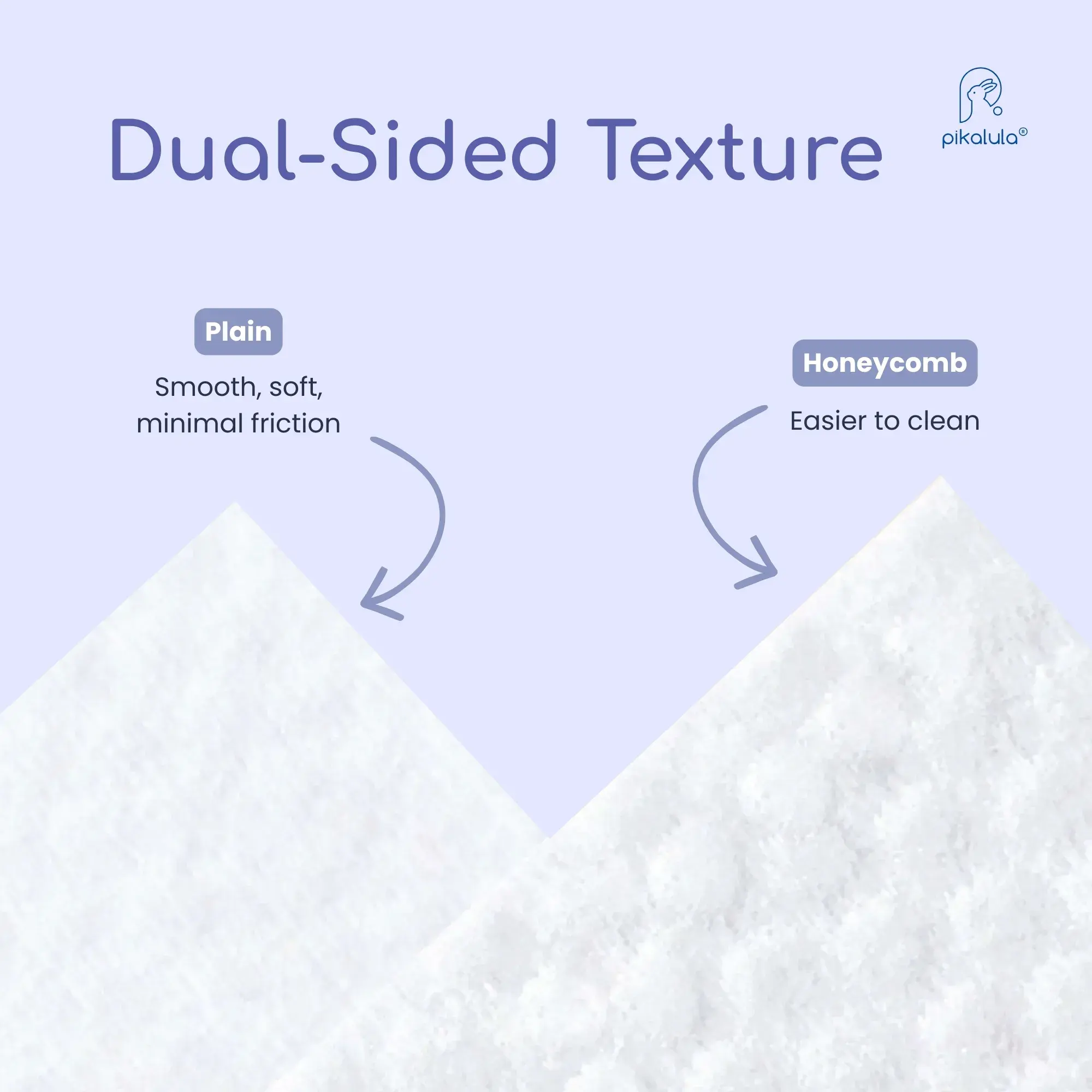 Pikalula Eco Towels Dual Sided Texture Baby Beauty Wipes