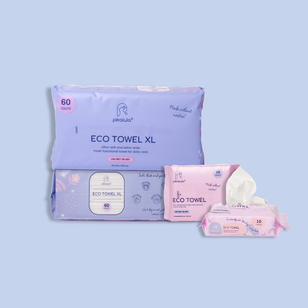 Pikalula Buy 1 Free 1 6.6 Baby Eco Towels
