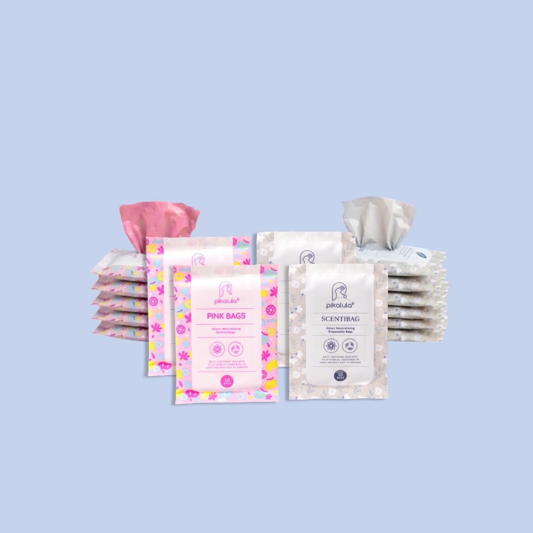 Pikalula Buy 1 Free 1 6.6 Pink Bags & Scentibags