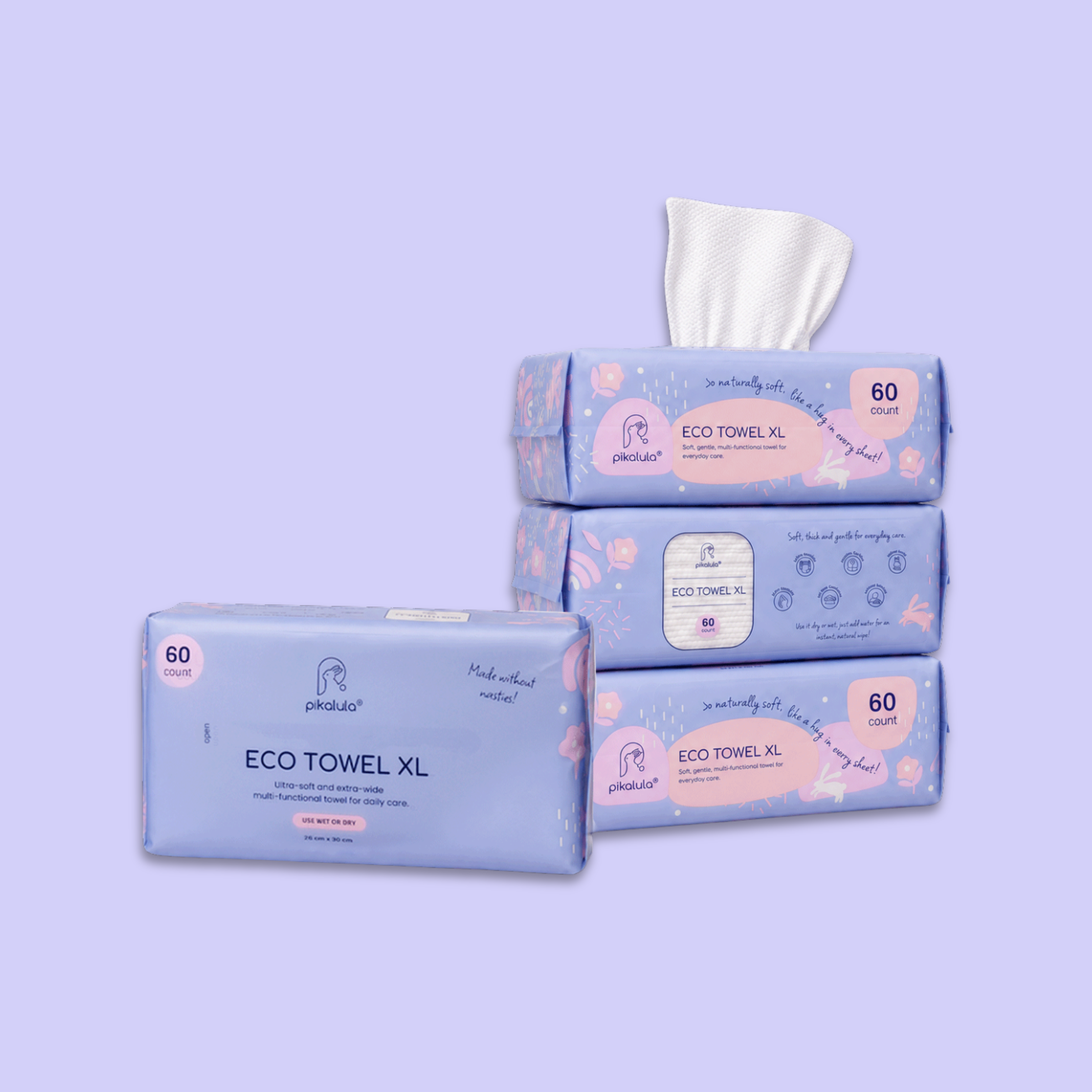 Baby ECO TOWEL XL x 4 bundle