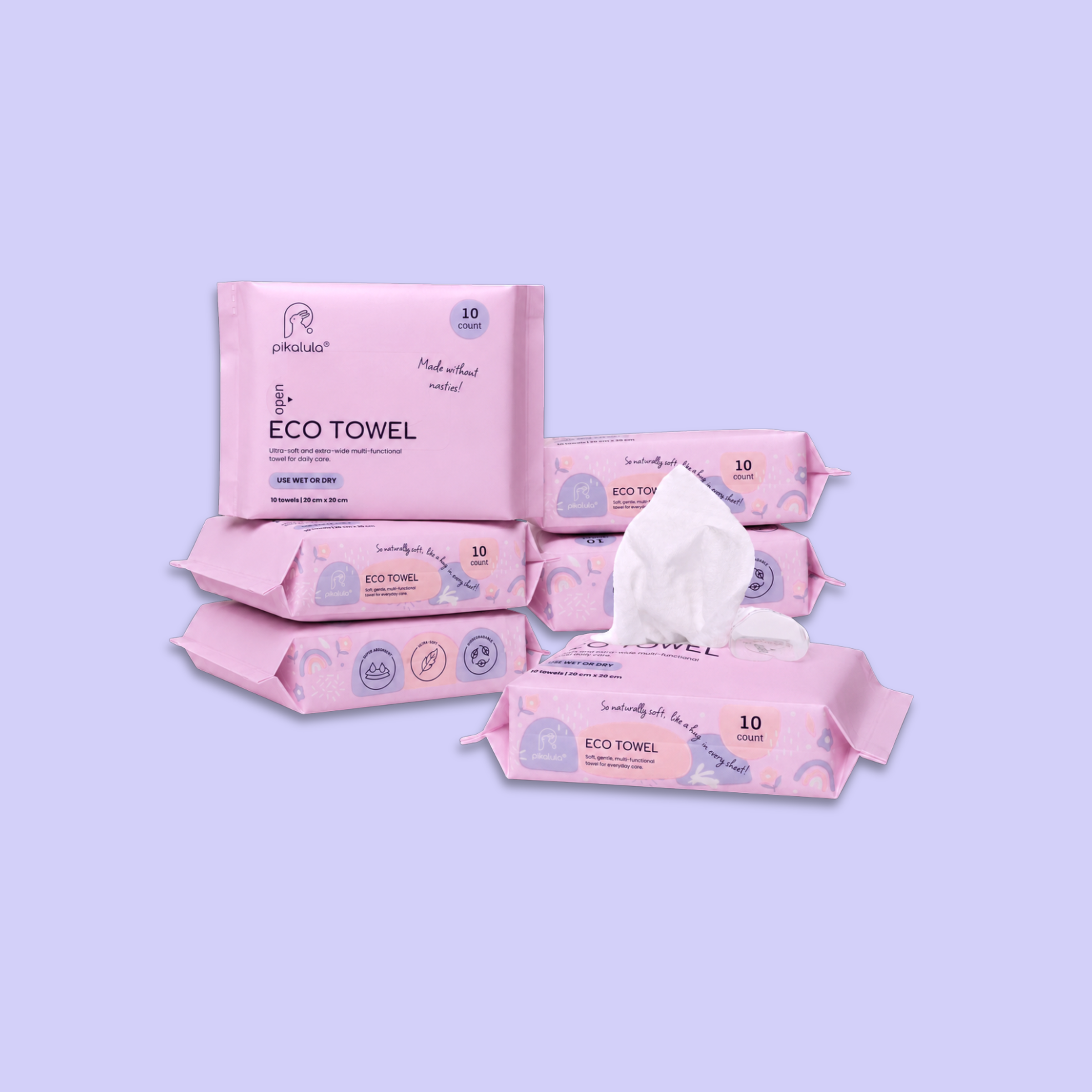 Baby ECO TOWEL mini x 6 bundle  (4)