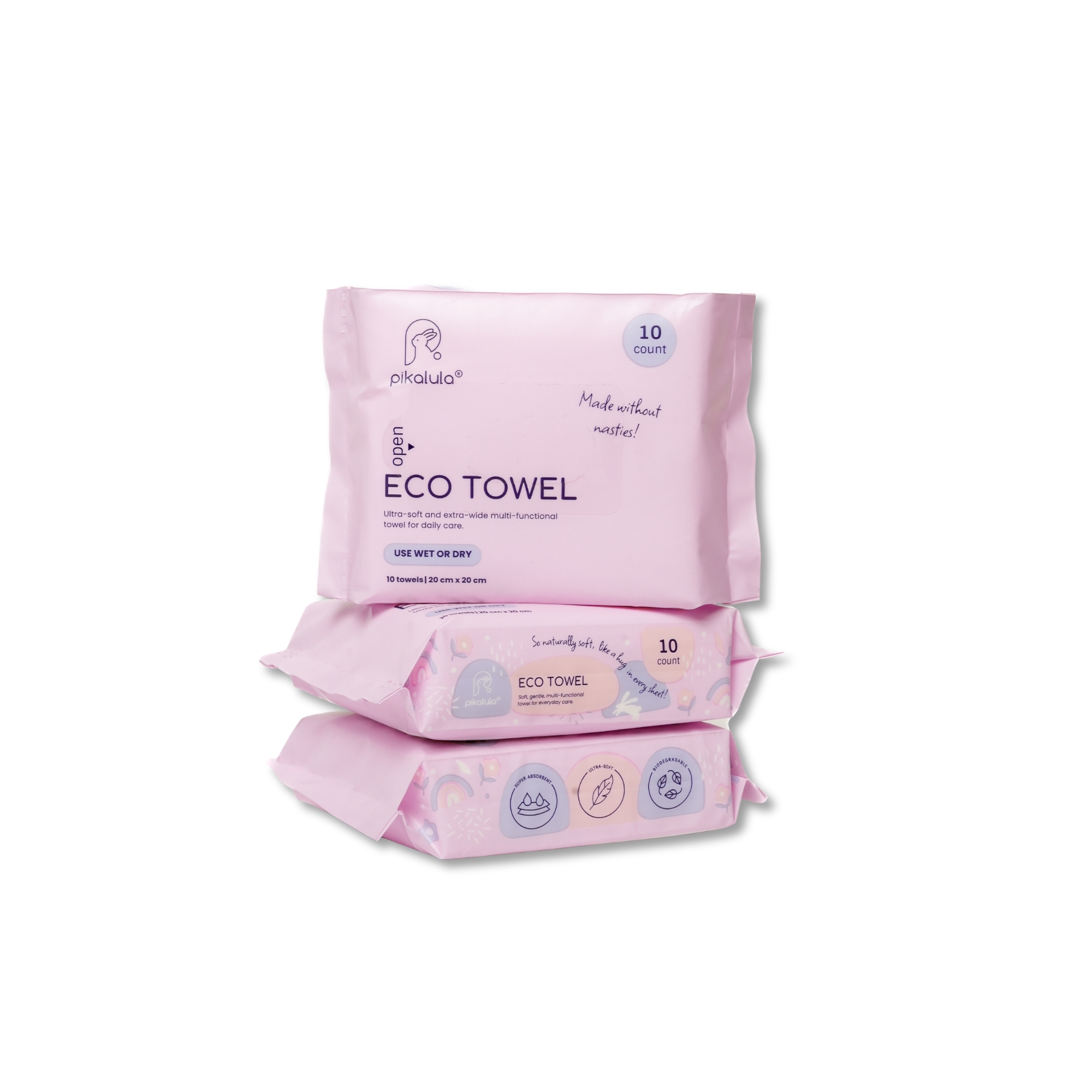 Pikalula Baby Eco Towel 30pcs