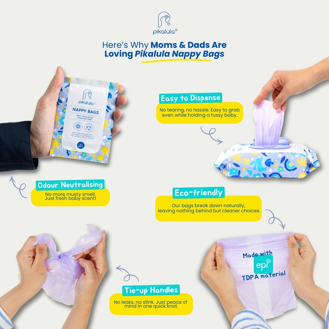 Pikalula Nappy Bags Scented Disposable Bags