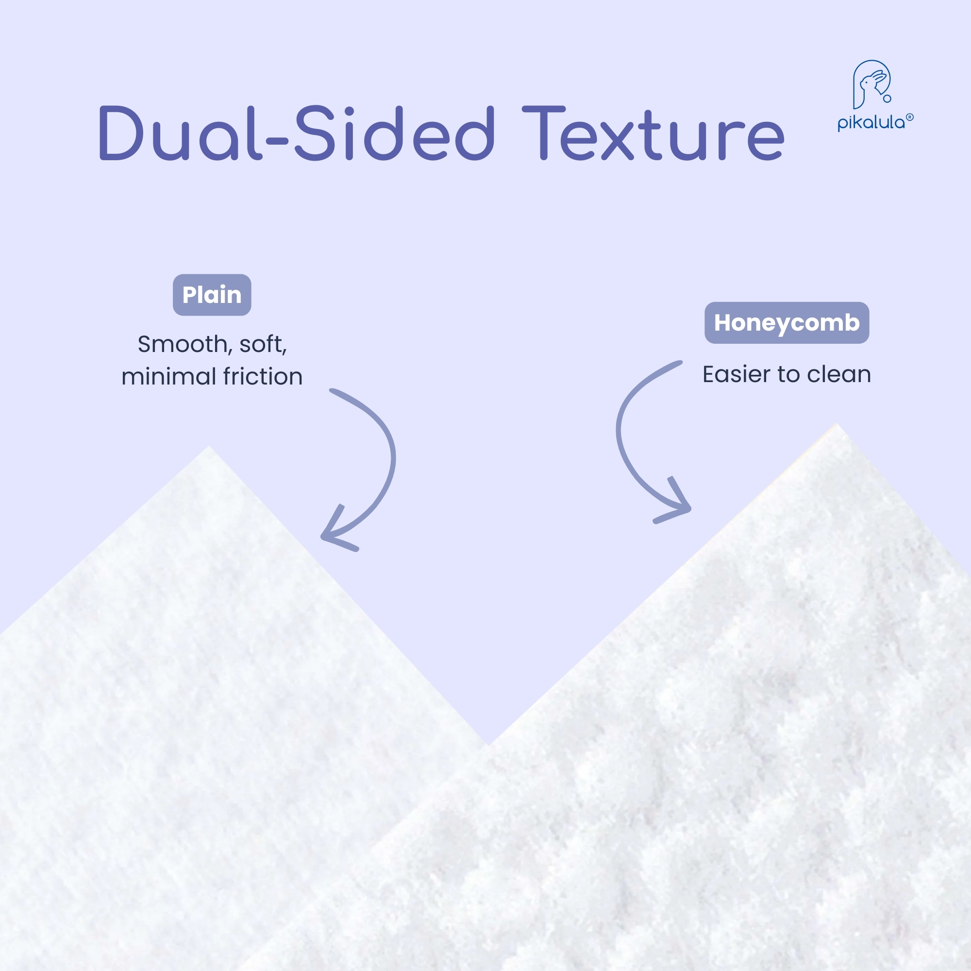 Pikalula Eco Towels Dual Sided Texture Baby Beauty Wipes