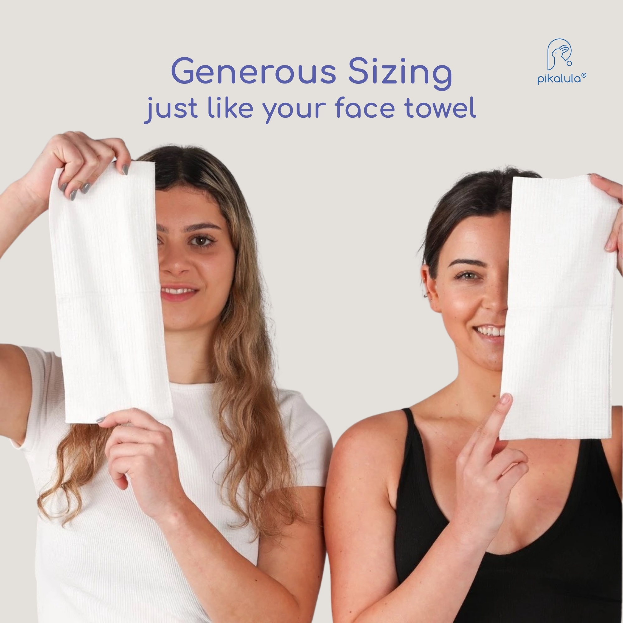 Pikalula Eco Towels Generous Sizing Baby Beauty Wipes