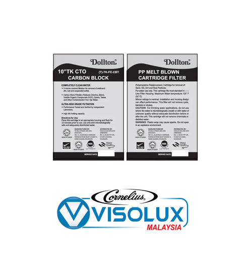 Water Filter Cartridge Set (Carbon & PP) 2