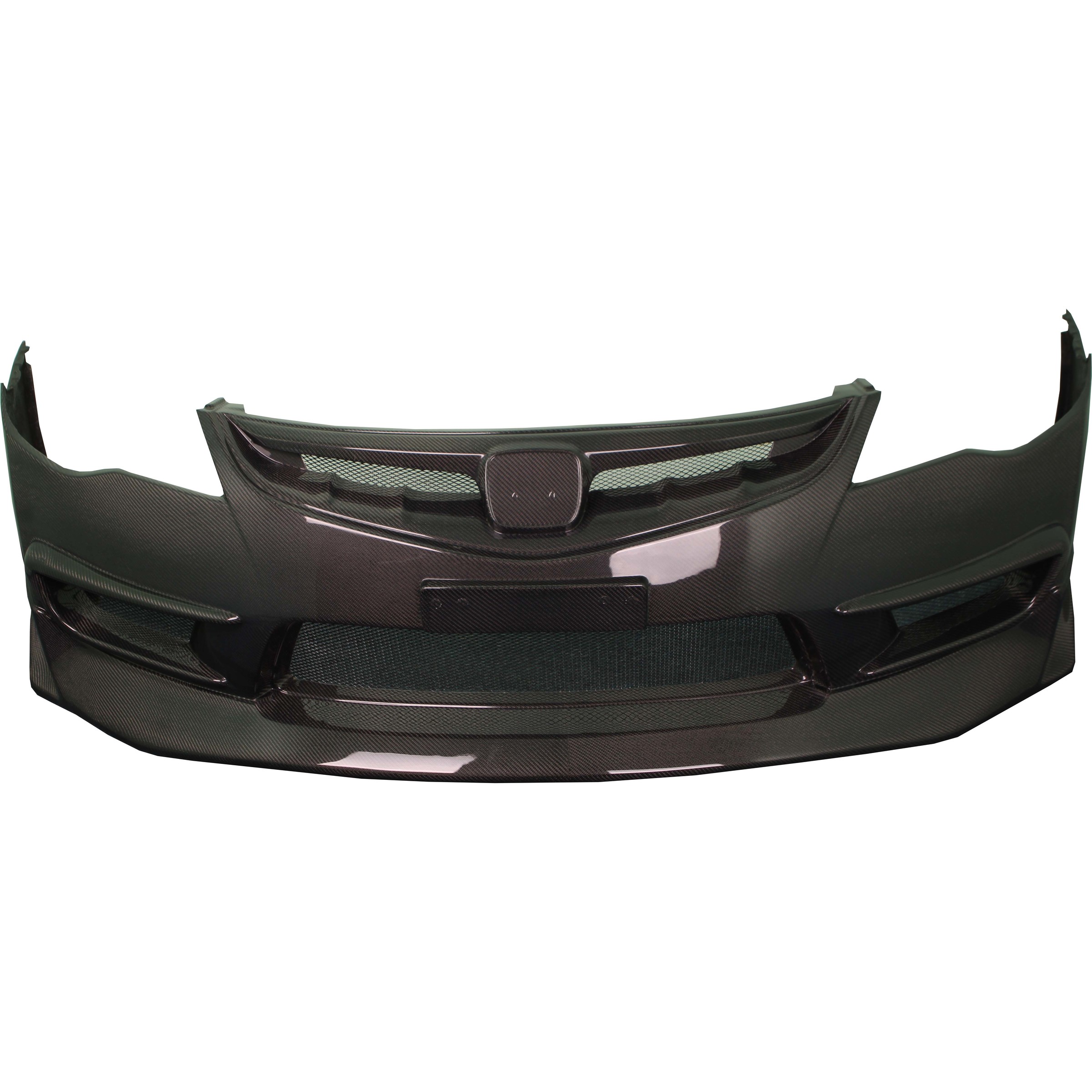 Honda Civic FD JS Racing Front Bumper (with Air Duct + JS front 