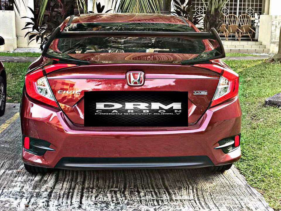 Honda Civic Fc Type S Spoiler Drm Carbon