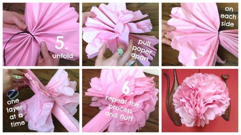 diy paper flower balls magdalene project org diy paper flower ball