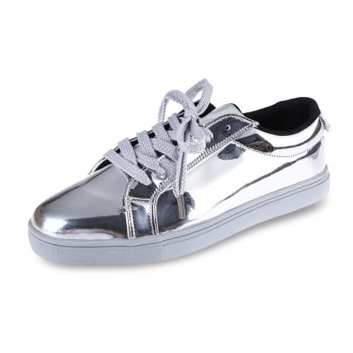 silver colour shoes
