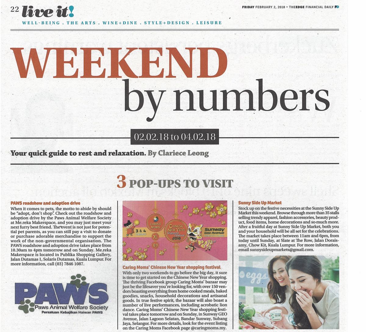 Our little feature on The Edge: Financial Daily!