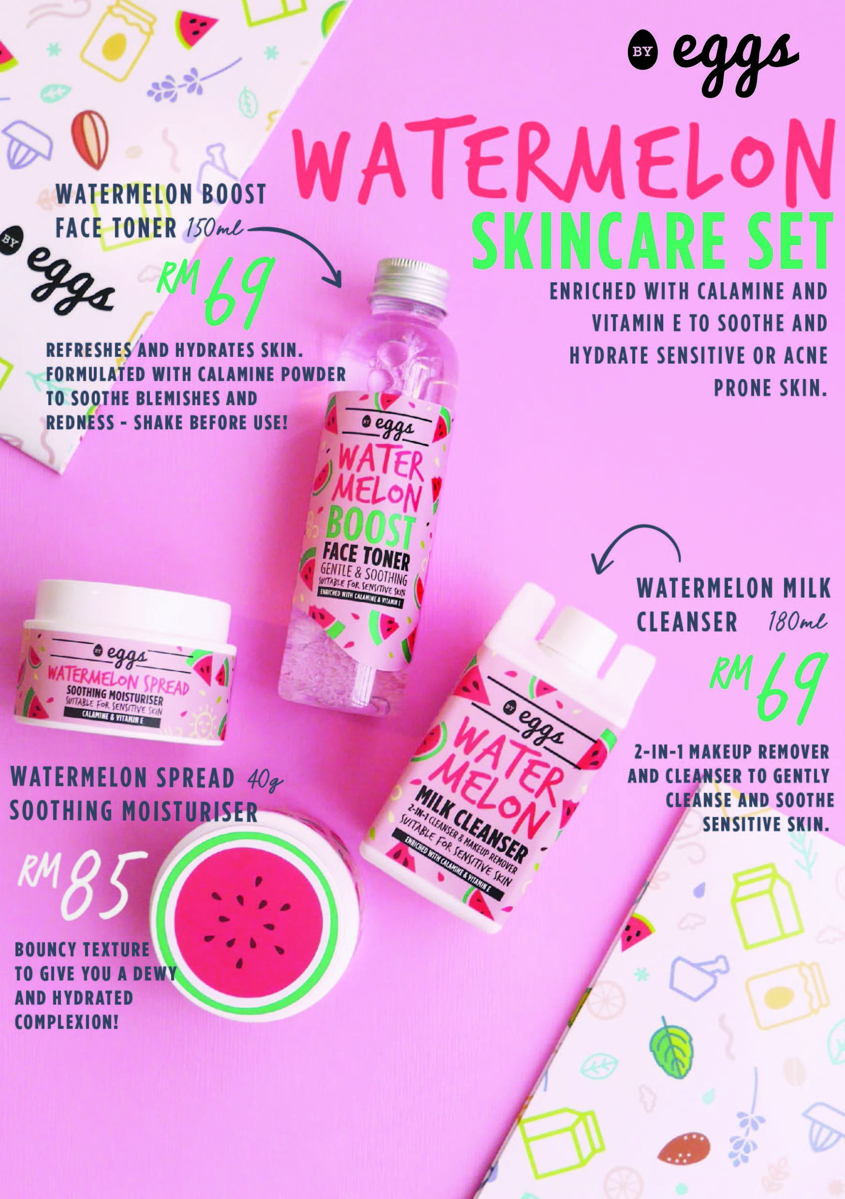 Meal Time for Your Skin Watermelon By Eggs Best Clay Mask in Malaysia