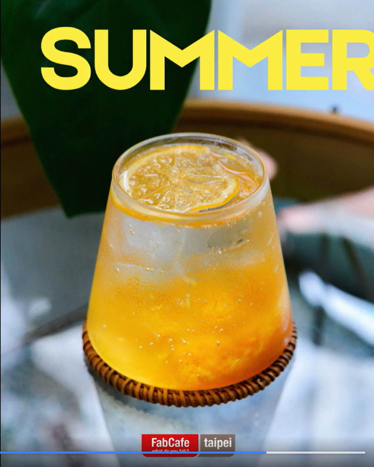 ❙ 𝙁𝙖𝙗𝘿𝙞𝙖𝙧𝙮 ❙ ☀️ 夏日出逃提案 ☞ 水果氣泡水 FabCafe Taipei