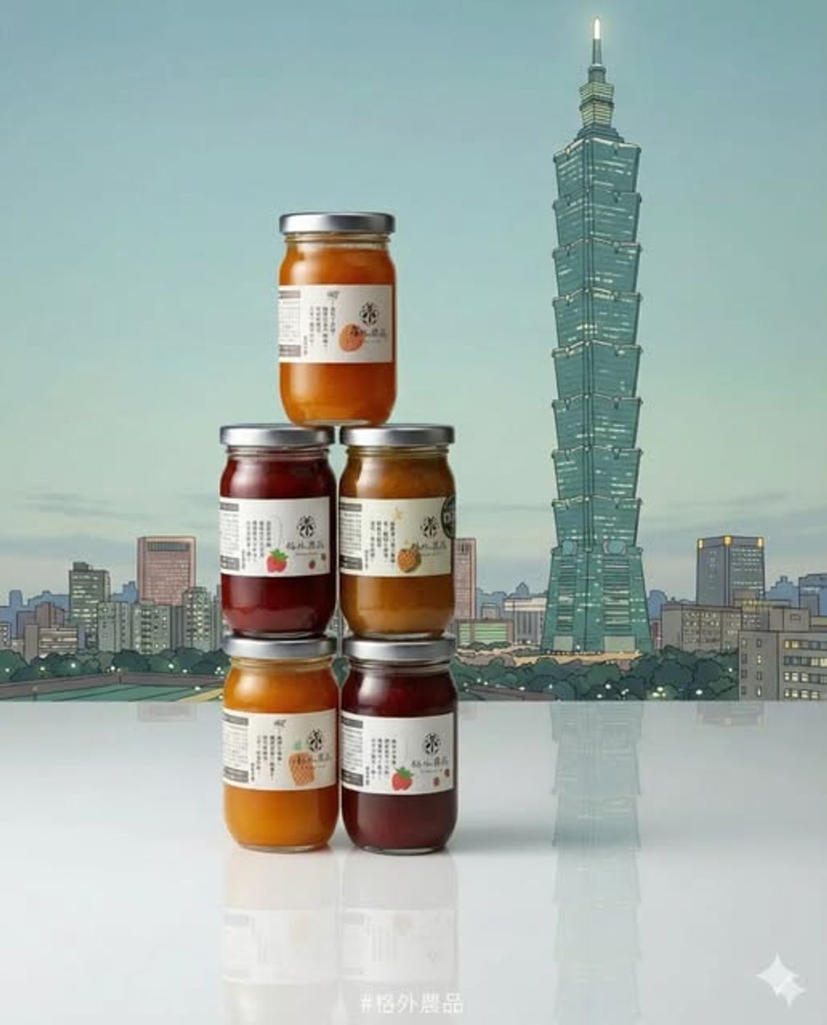 【不只倡議，更是行動！用果醬堆疊出每年 4.5 座 101 的永續力量 🇹🇼】