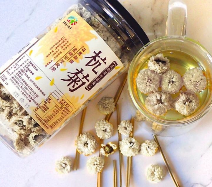 無毒杭菊整朵罐裝與菊花茶