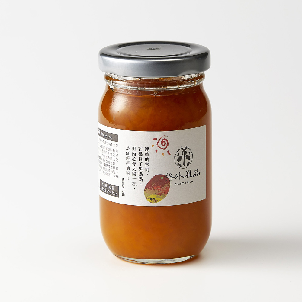 愛文芒果果茶醬單瓶,天然無添加芒果果醬