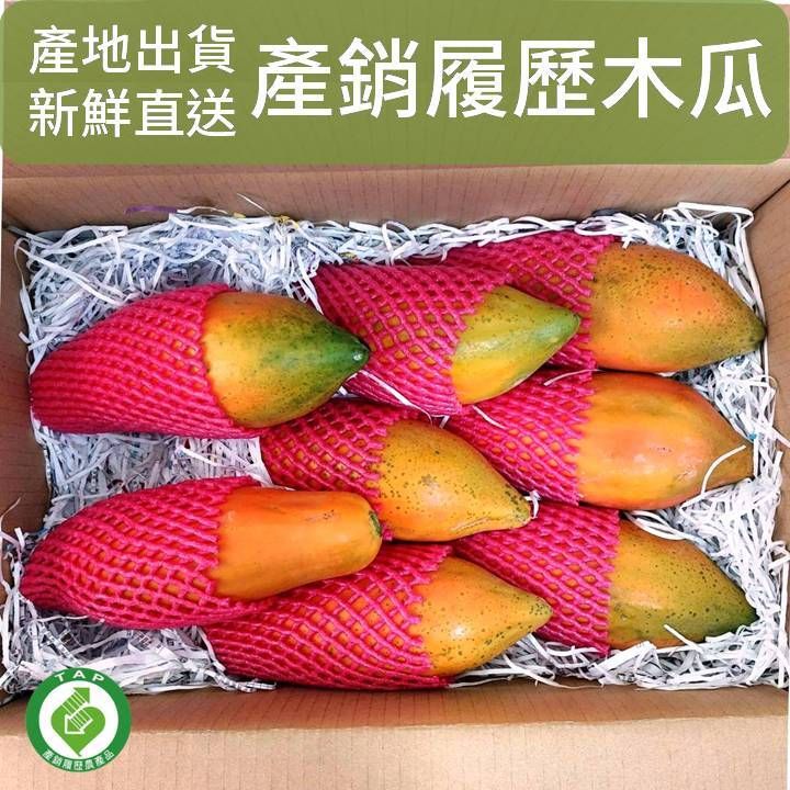 產銷履歷木瓜 台南大內環湖產地直送