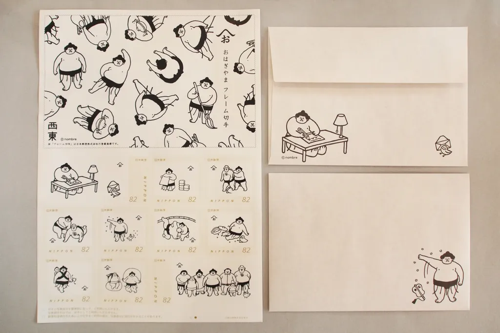 日本郵便局x 西東聯名限定郵票信封套組 Hotaru小微光文具選品