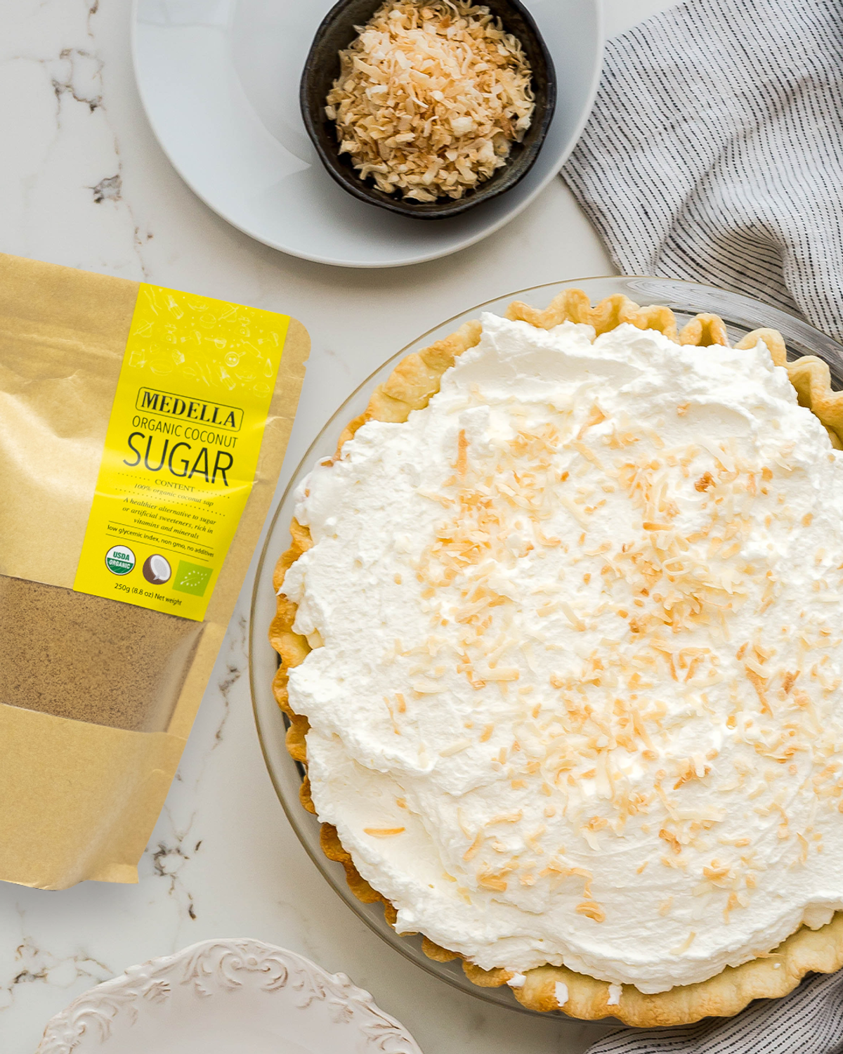 Coconut Sugar Cream Pie