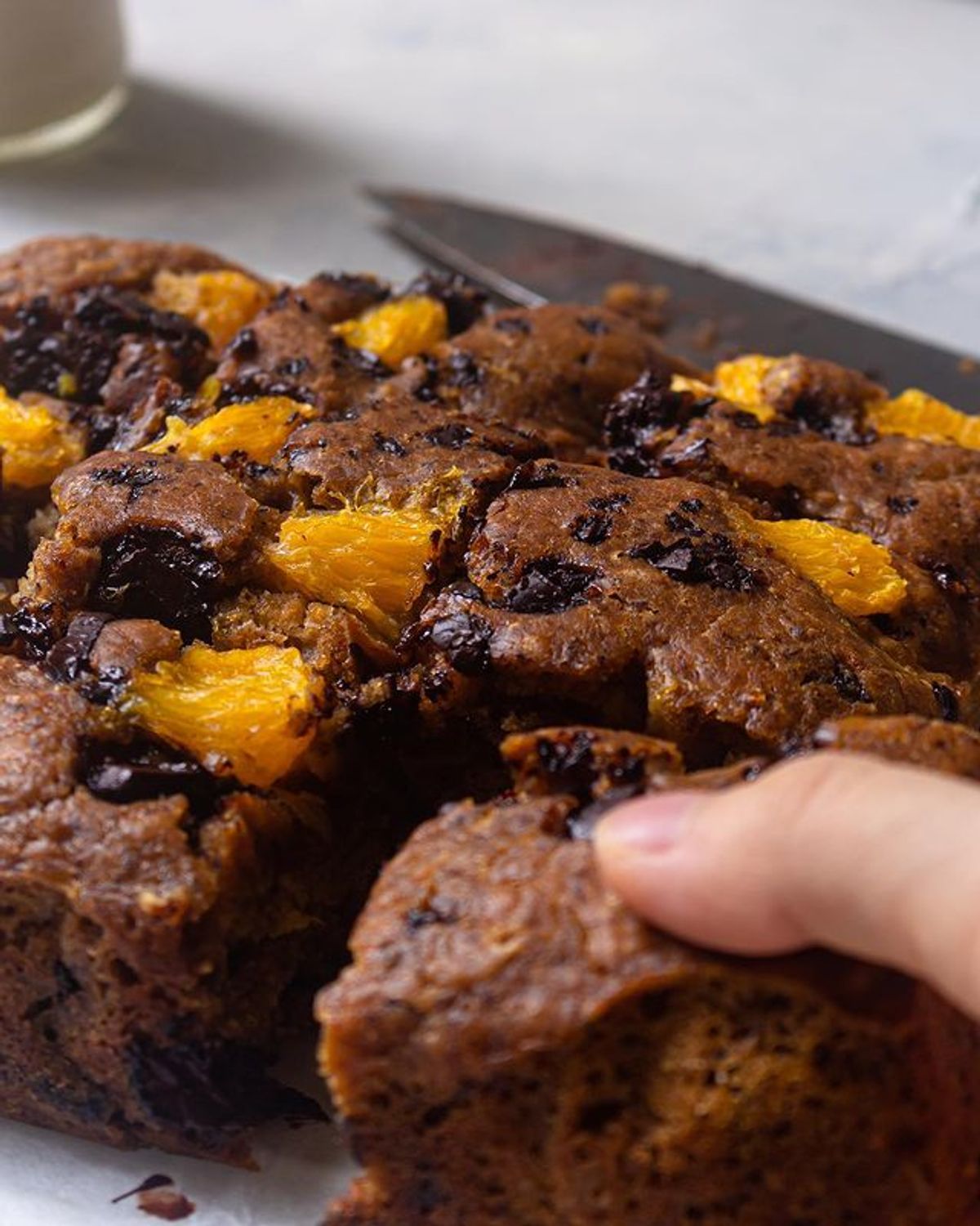 @eatwkriss' Chocolate Orange Snack Cake (Vegan | Refined Sugar-Free)