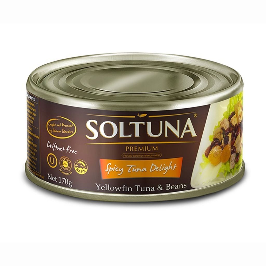 SOLTUNA TUNA SPICY TUNA DELIGHT YELLOWFIN TUNA & BEANS