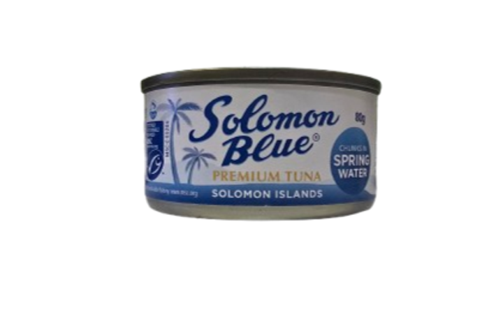 Solomon Blue Premium Chunks in Spring Water 80g