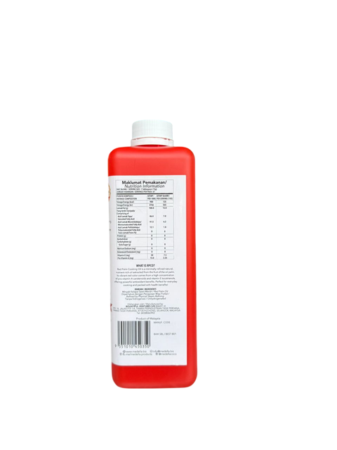 MEDELLA Red Palm Cooking Oil 1L (Back)