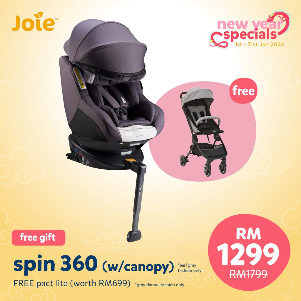 Joie Spin 360 Car Seat - Ember : : Baby Products