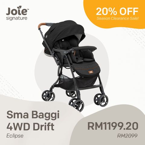 Joie Signature Sale - 20% OFF - Sma Baggi 4WD Drift - Eclipse