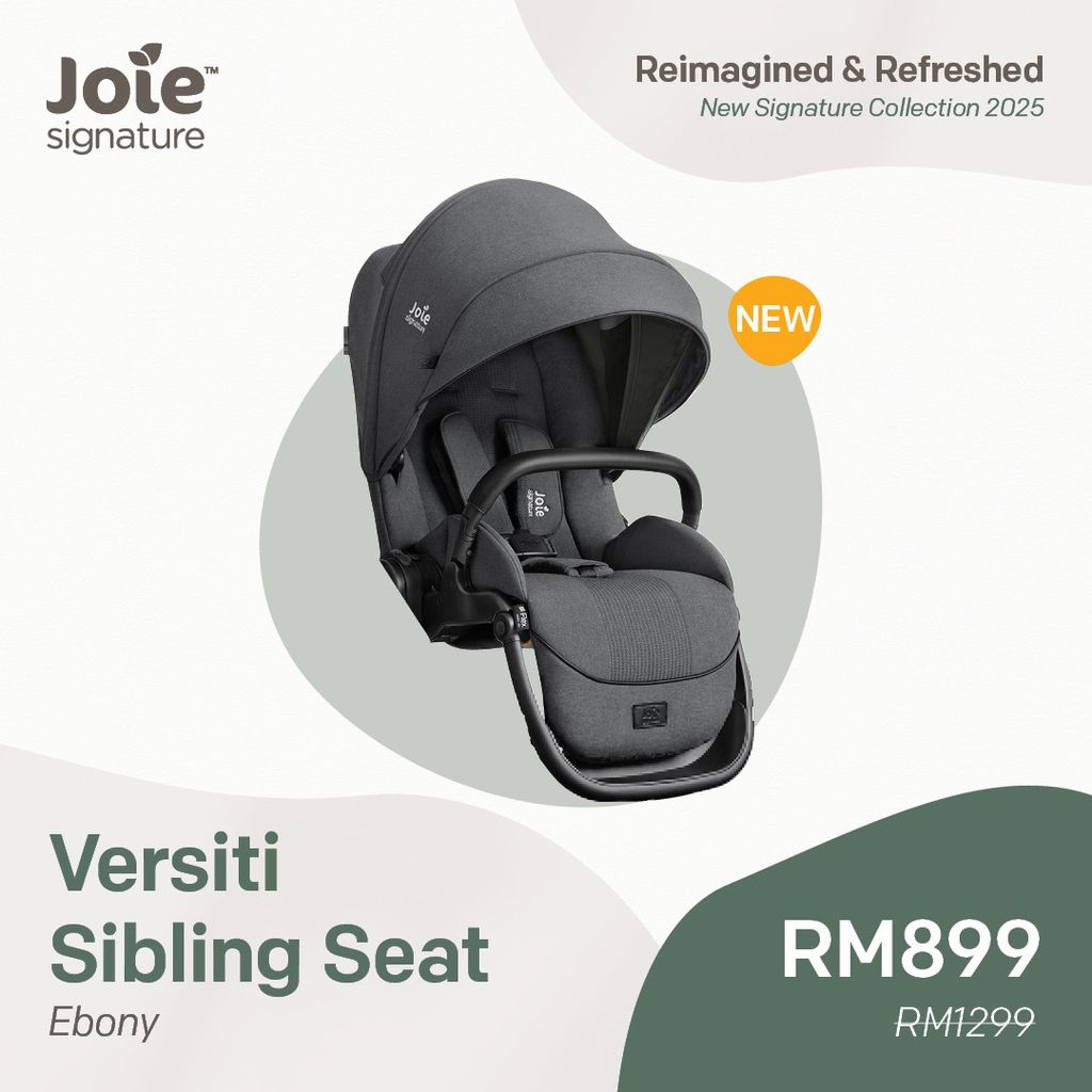 Joie Signature New Collection - Versiti Sibling Seat - Ebony