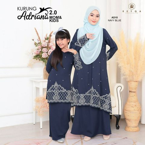 KURUNG ADRIANA SEDONDON 2.0 NAVY BLUE AD15