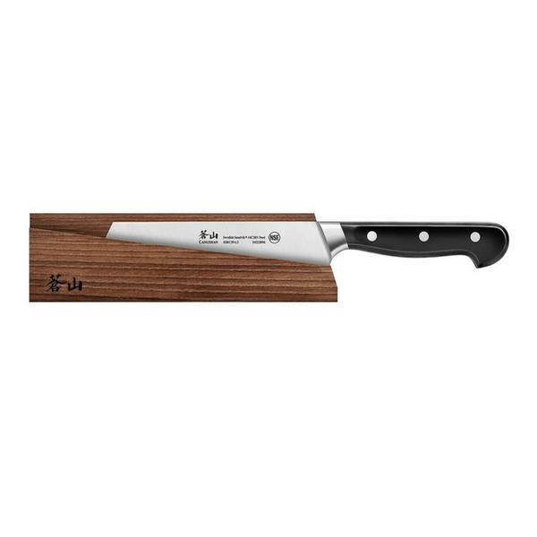 nakiri knife in wooden sheath