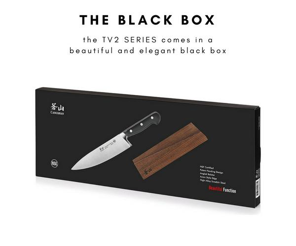 nakiri knife comes in black box