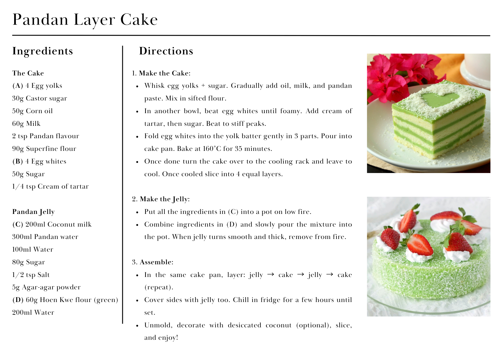03. Pandan Layer Cake