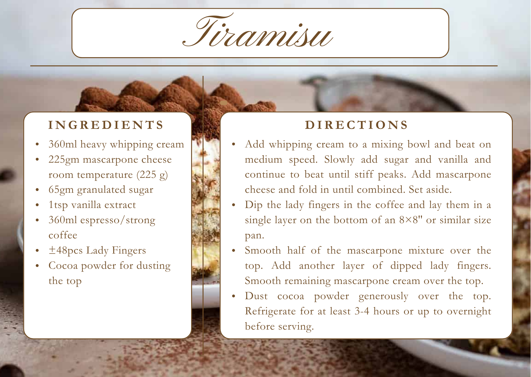 Tiramisu