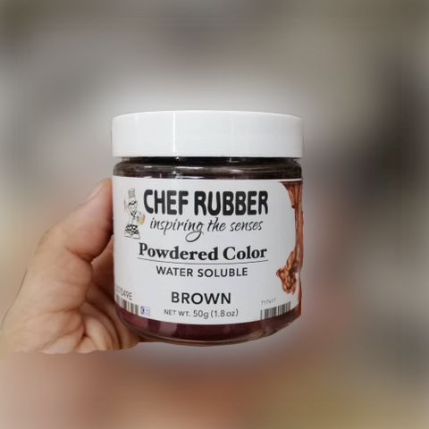 chef rubber powdered color water soluble brown.png