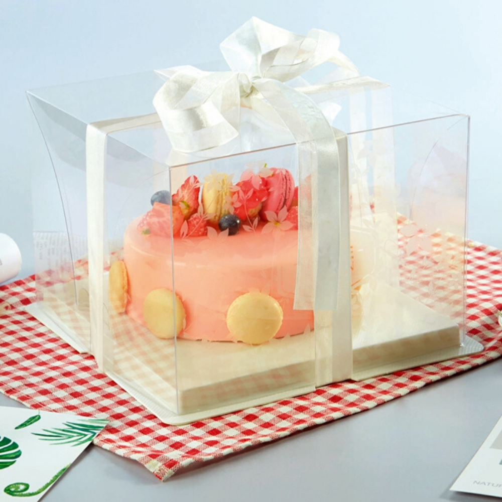 one tier transparent cake box with white base b.png
