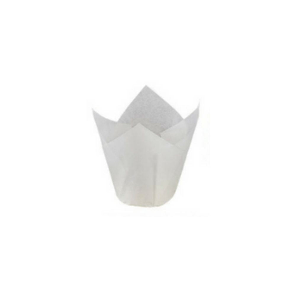 Pastry Pro Baking Cup Tulip Without Step White 200 pcs.png