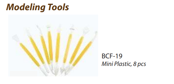 BCF, Modelling Tools - Mini, Plastic, 8 pcs – Pastry Pro