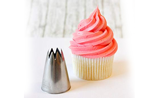 Pastry Pro, Piping Tip - Star Nozzle W/Rim D - 15 mm