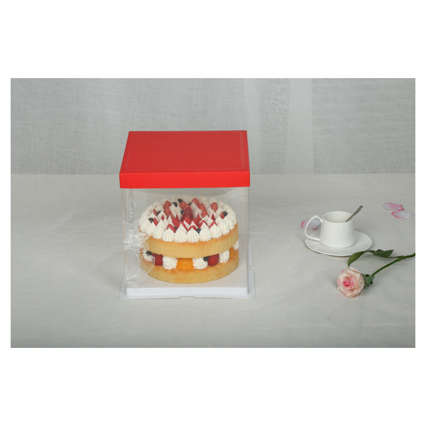 🔥Transparent Cake Box 2 Tier Layer Without Ribbon 🔥 | Shopee Malaysia
