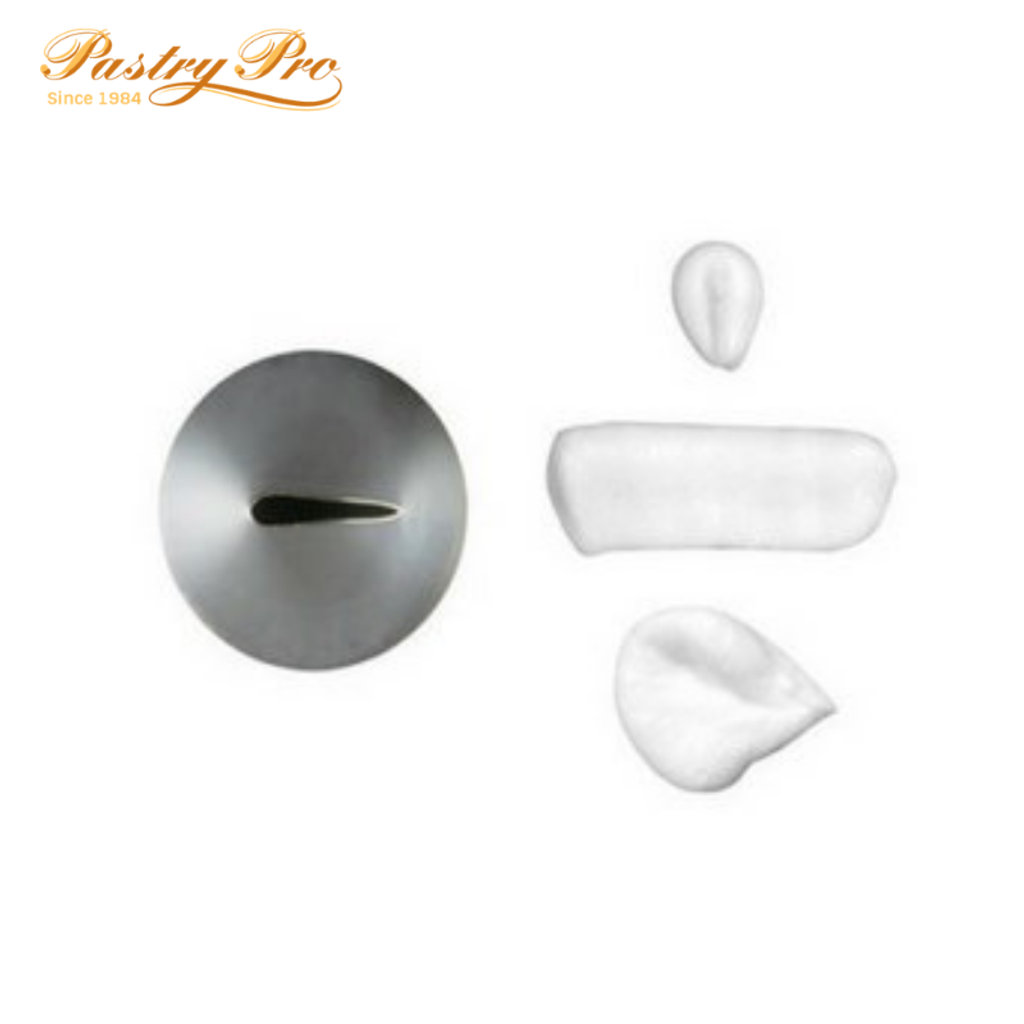Pastry Pro, Korean Piping Tip, Petal Tube, 101