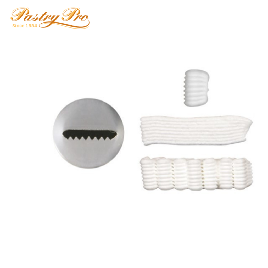 Pastry Pro, Korean Piping Tip, Basketweave Tube 48