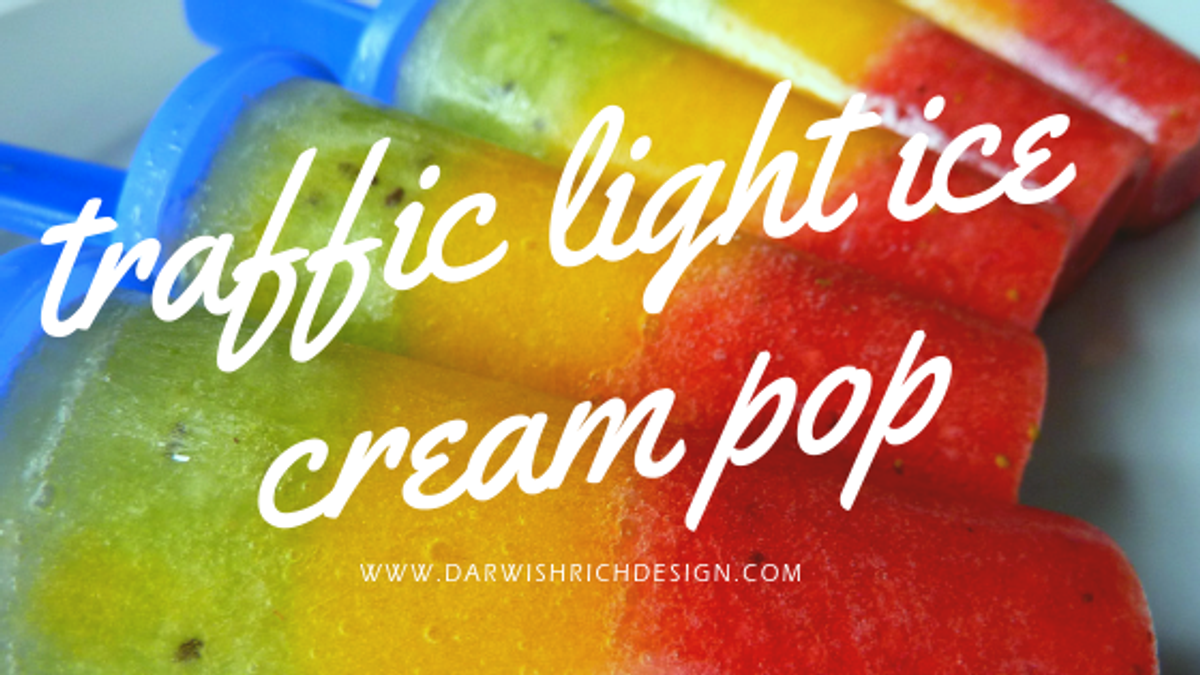 PANAS LIT LIT ! JOM BUAT TRAFFIC LIGHT ICECREAM POP DENGAN ANAK