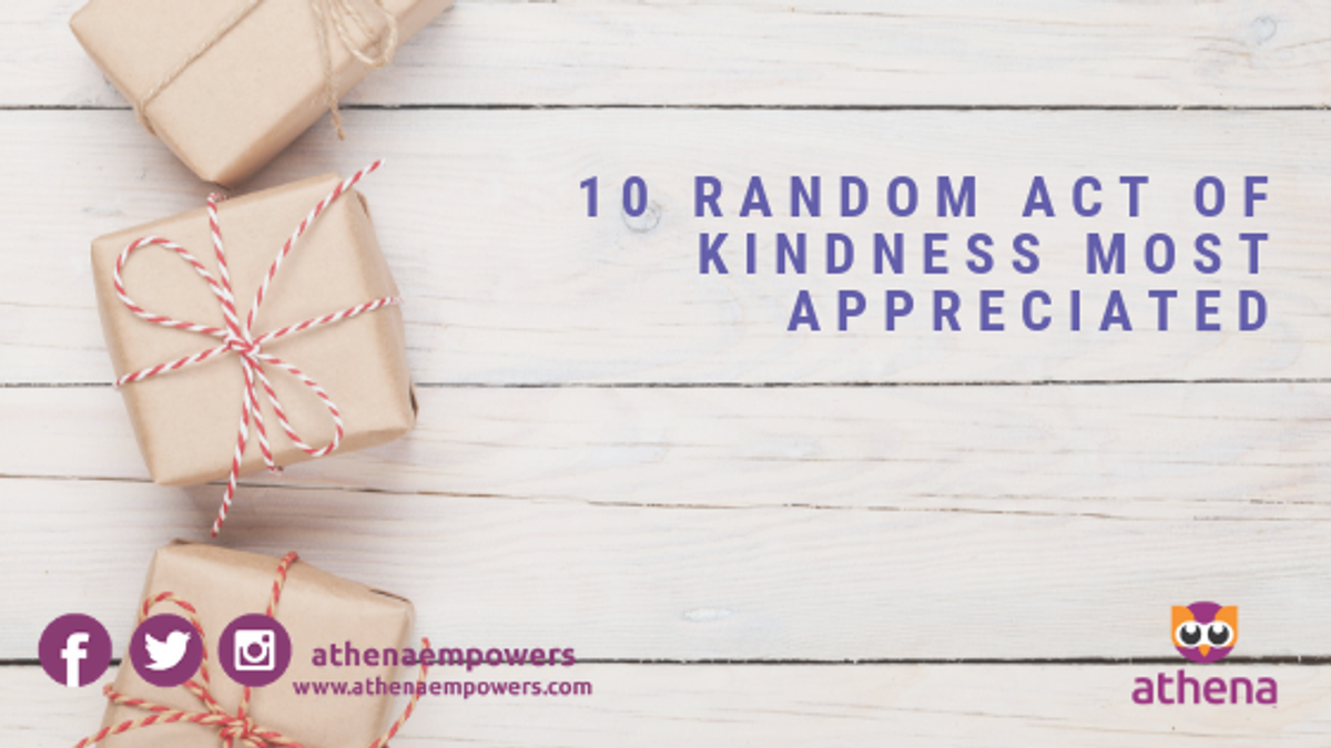 10 Random act of kindness most appreciated