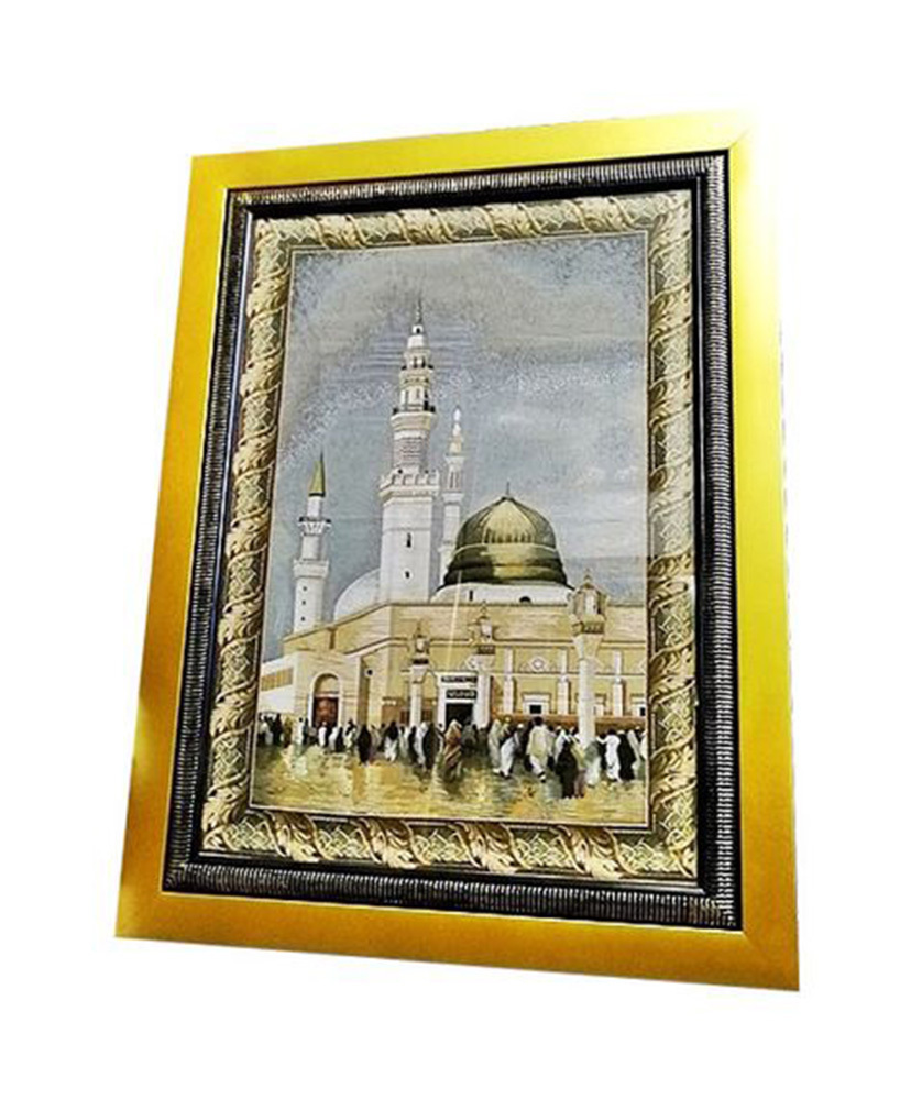 GELAREH Islamic Art Frame - Masjid Un Nabawi- Size:91x122cm – Gelareh Store