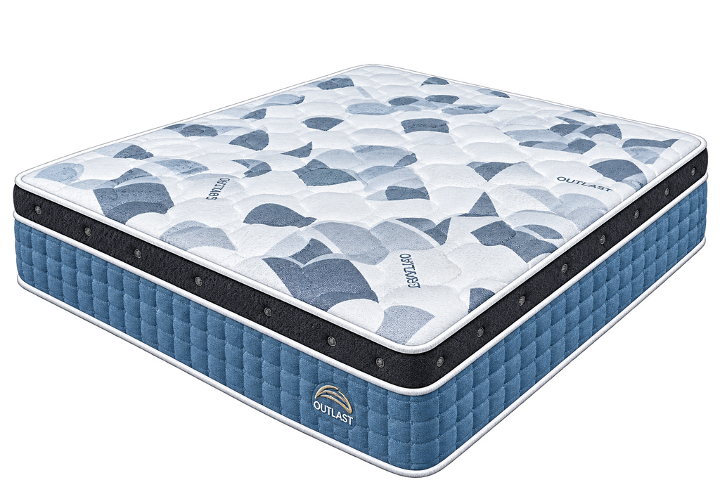 Outlast藍灰系 quilted mattress